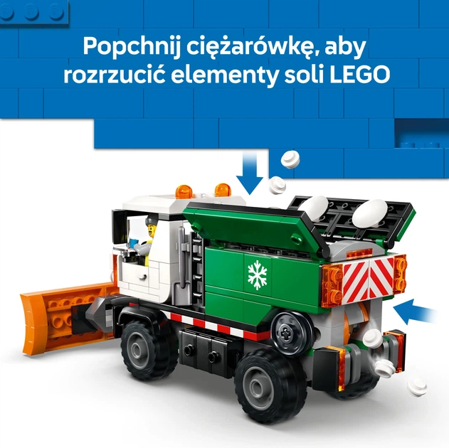 Zestaw klocków LEGO CITY Pług śnieżny 263 elementów (60490) - obraz 6