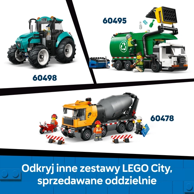 Zestaw klocków LEGO CITY Pług śnieżny 263 elementów (60490) - obraz 8