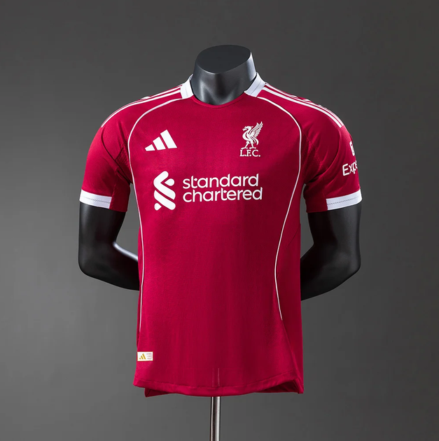 Футбольная футболка Liverpool FC 2025/26 — (домашняя) р. XXL (рост 194-200) - Фото 1 Футбольная футболка Liverpool FC 2025/26 — (домашняя) р. XXL (рост 194-200) - изображение 1