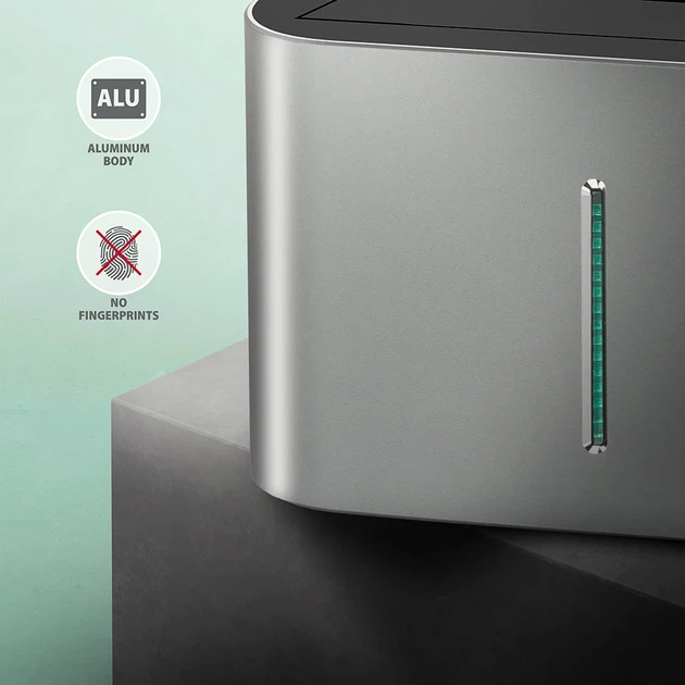 Stacja dokująca Axagon ADSA-DC SuperSpeed USB DUAL 2.5"/3.5" HDD/SSD Black - obraz 6