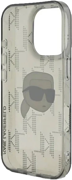 Etui plecki Karl Lagerfeld Karl Head na Apple iPhone 16 Pro Czarne (3666339319786) - obraz 2