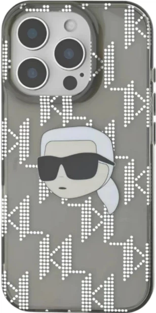 Etui plecki Karl Lagerfeld Karl Head na Apple iPhone 16 Pro Czarne (3666339319786) - obraz 4