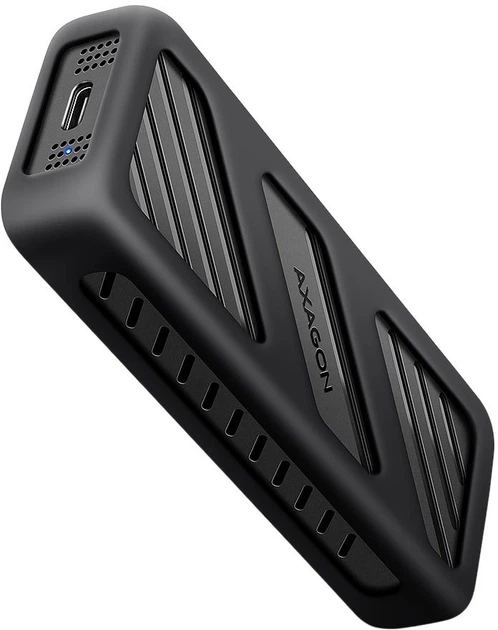 Zewnętrzna kieszeń Axagon EEM2-20G USB-C 20Gbps - M.2 NVMe SSD ARMORED Black - obraz 1