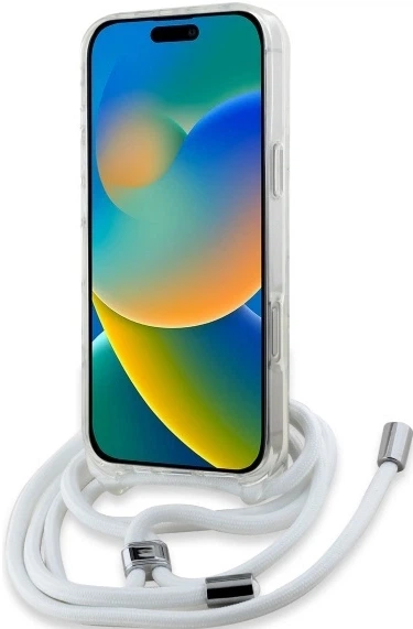 Etui plecki Karl Lagerfeld Choupette Head na Apple iPhone 16 z MagSafe ze sznurkiem Transparent (3666339320560) - obraz 3