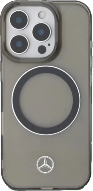 Etui plecki Mercedes Benz Silver Ring na Apple iPhone 16 Pro z MagSafe Czarne (3666339325947) - obraz 5