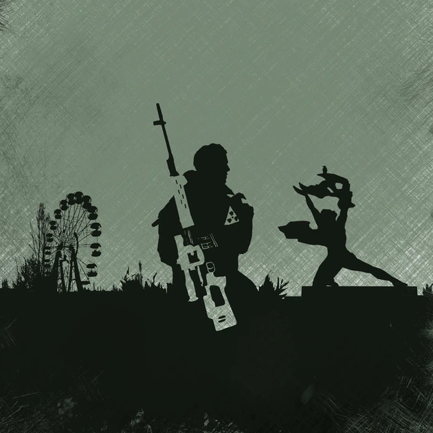 Постер Сталкер, минималистичный, Stalker, A3 42×30 см (id2002) - изображение 3
