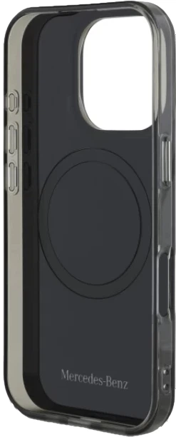 Etui plecki Mercedes Benz Double Layer BiColor na Apple iPhone 16 Pro z MagSafe Czarno-Srebrne (3666339326425) - obraz 2