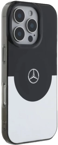 Etui plecki Mercedes Benz Double Layer BiColor na Apple iPhone 16 Pro z MagSafe Czarno-Srebrne (3666339326425) - obraz 6