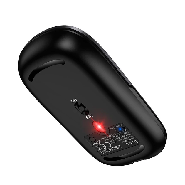 Миша HOCOGM43 Adelanto dual-mode wireless mouse(rechargeable version) deep space gray - изображение 5