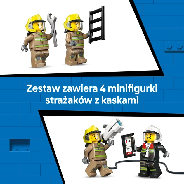 Конструктор LEGO CITY Пожежна вантажівка в аеропорту 691 елемент (60499) - зображення 7