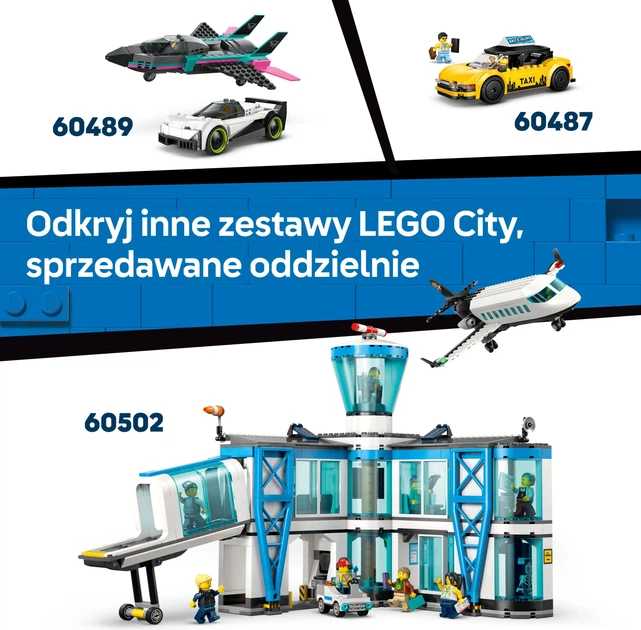 Конструктор LEGO CITY Пожежна вантажівка в аеропорту 691 елемент (60499) - зображення 8