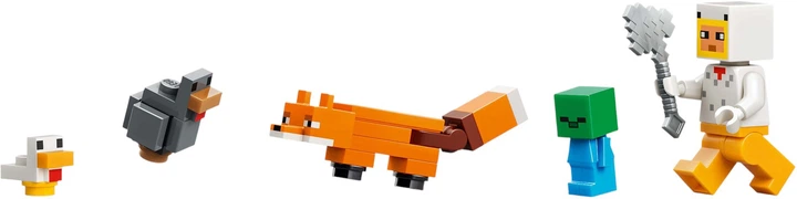 Zestaw klocków LEGO Minecraft Farma kurczaków 233 elementy (21585) - obraz 5