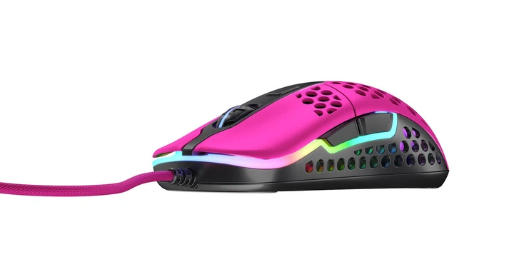 Компьютерная мышь Xtrfy M42 USB-A RGB Retro проводная, розовая (XG-M42-RGB-PINK) - изображение 8