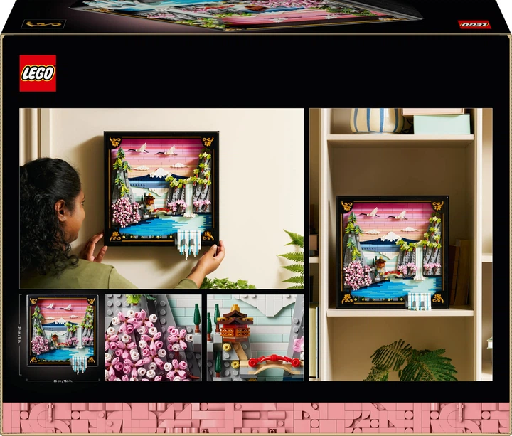 Конструктор LEGO Art Японський пейзаж з квітучою вишнею 1892 елементи (31218) - зображення 5