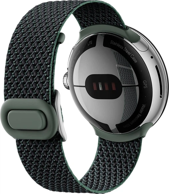 Ремінець Google 137-203 мм для Pixel Watch 41 мм Dark Olive (GA03270-WW) - зображення 3