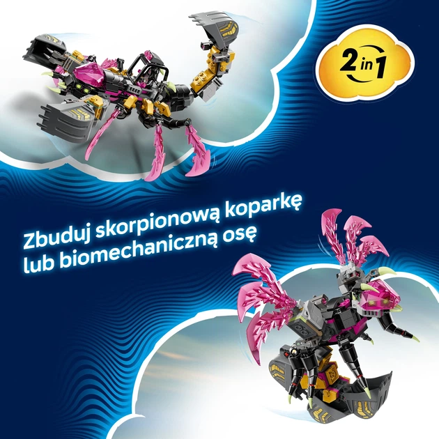 Zestaw klocków LEGO DREAMZZZ Koszmarna skorpionowa koparka 505 elementów (71513) - obraz 4