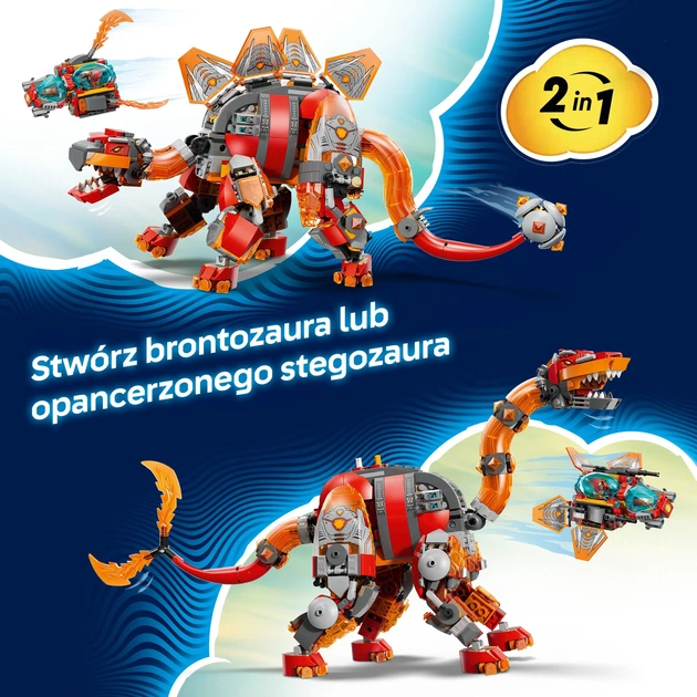 Zestaw klocków LEGO DREAMZZZ Dinostatek kosmiczny 1007 elementów (71514) - obraz 4