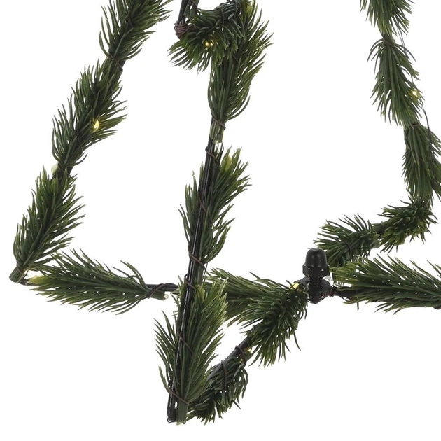 Świecąca figurka Home Styling Collection 839416 Choinka 30 LED 40 cm Zielona (8720573605441) - obraz 3