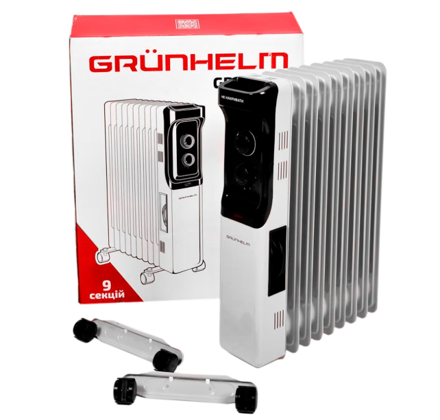 Обогреватель масляный Grunhelm GR-0920N - Фото 3 Обогреватель масляный Grunhelm GR-0920N - изображение 3
