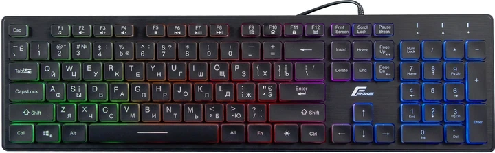 Клавиатура проводная игровая Frime Moonfox Rainbow - Фото 1 Клавиатура проводная игровая Frime Moonfox Rainbow - изображение 1