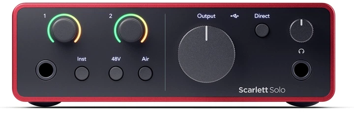 Аудіоінтерфейс Focusrite Scarlett Solo (4Gen) – фото, відгуки