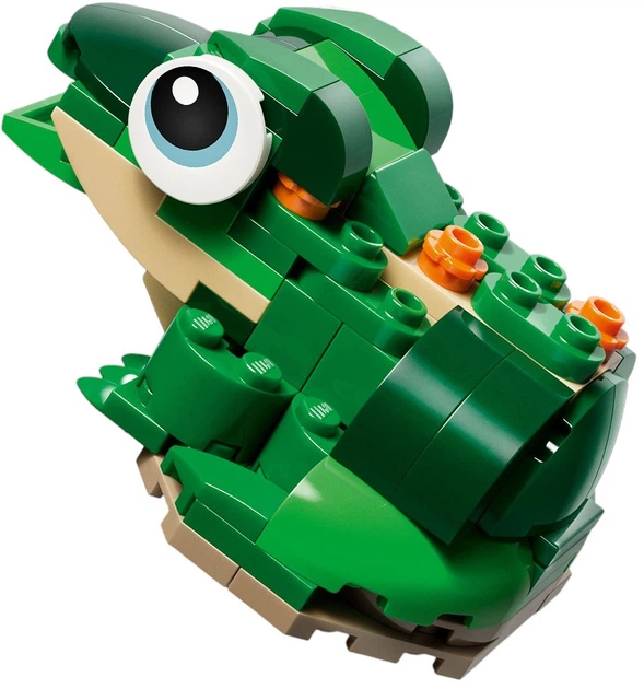 Zestaw klocków LEGO Creator Żółw i kwiat lilii wodnej 124 elementy (31377) - obraz 10