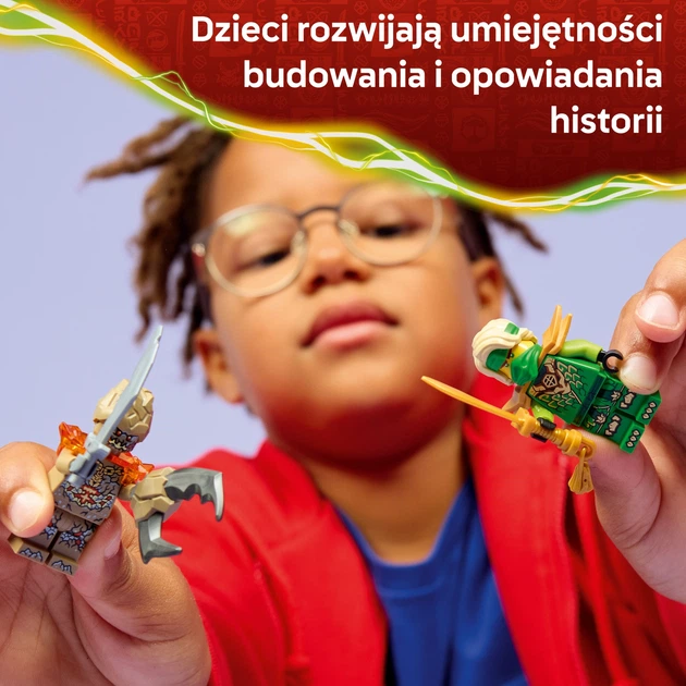 Zestaw klocków LEGO Ninjago Lloyd kontra ziemny potwór na spinnerze 52 elementy (71850) - obraz 6
