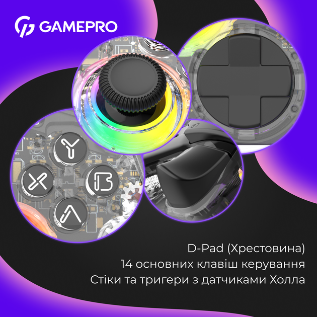 Беспроводной геймпад GamePro GPX13T - Фото 9 Беспроводной геймпад GamePro GPX13T - изображение 9