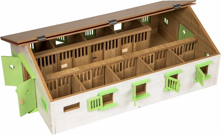 Stajnia dla koni Kids Globe z 9 boksami skala 1:32 (8713219344934) - obraz 2