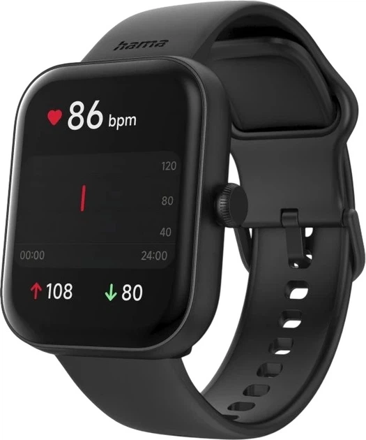 Смарт-годинник Hama Smartwatch 5000 Black (4047443523402) - зображення 3