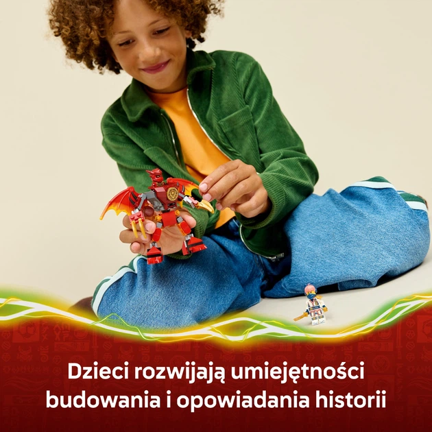 Zestaw klocków LEGO Ninjago Smok-mech Kaia — zestaw bitewny 85 elementów (71851) - obraz 5