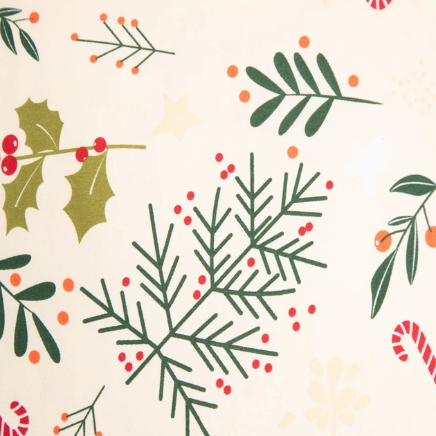 Komplet pościeli Homla Godis Poszewka na kołdrę 160 x 200 cm + 2 poszewki na poduszki 70 x 80 cm ze świątecznym wzorem Wielokolorowy (5904183858579) - obraz 3