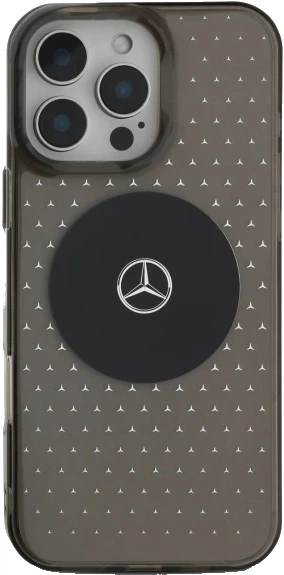 Панель Mercedes Benz Star Pattern для Apple iPhone 16 Pro з MagSafe Black (3666339326340) - зображення 5