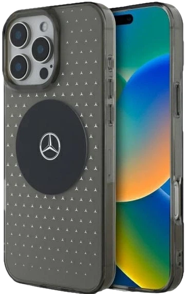 Панель Mercedes Benz Star Pattern для Apple iPhone 16 Pro з MagSafe Black (3666339326340) - зображення 7