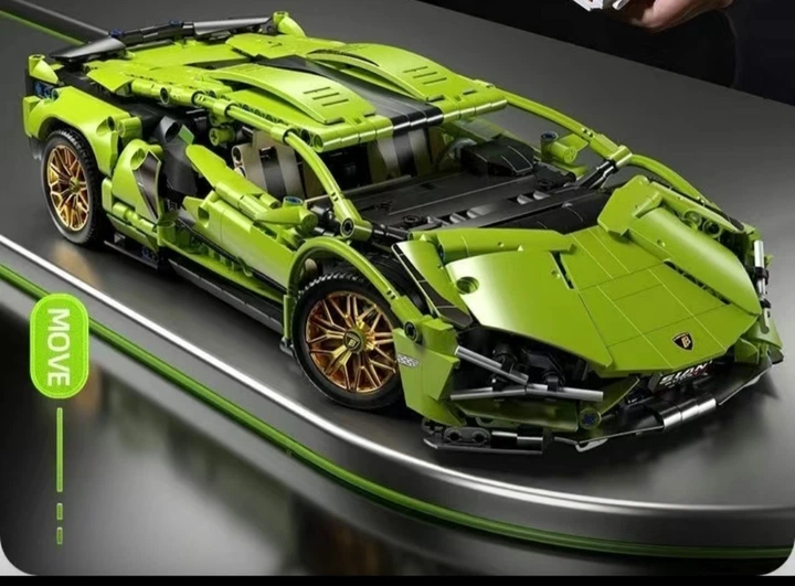 Конструктор машинка технік Lamborghini Sian FK937 на 1280 деталей у масштабі 1:14 Ламборджині FKP 37 ламба - Фото 3 Конструктор машинка технік Lamborghini Sian FK937 на 1280 деталей у масштабі 1:14 Ламборджині FKP 37 ламба - изображение 3