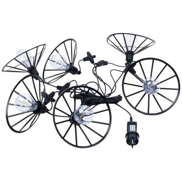 Гірлянда садова Vilde 339379 LED 5.5 м Тепла Біла (8720573518628) - зображення 4