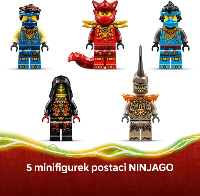 Zestaw klocków LEGO Ninjago Wielofunkcyjny samochód Jaya 387 elementów (71856) - obraz 6