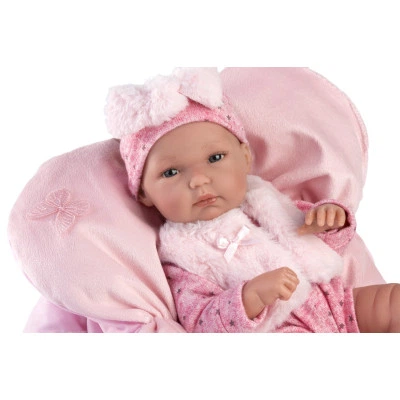 Пупс Llorens Bimba Con Cojin Rosa, 35 см (63592) - изображение 4