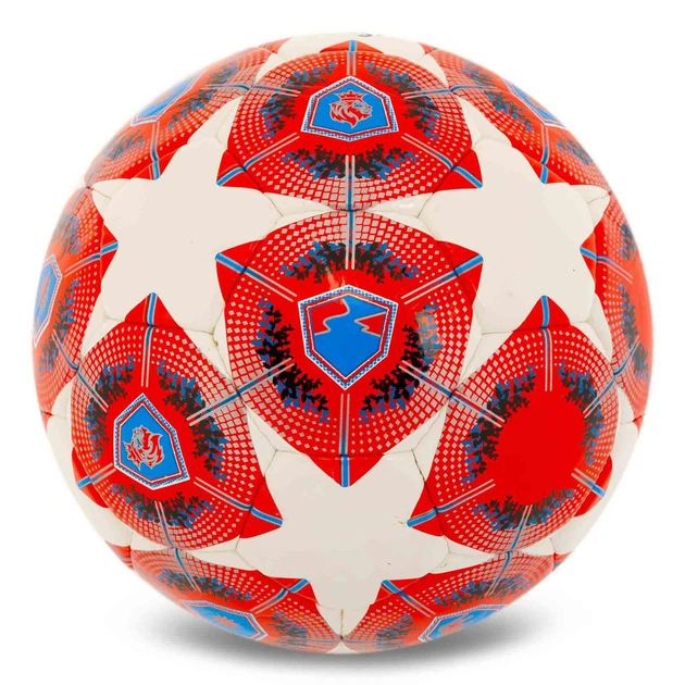 Мяч футбольный размер №5 Ballonstar Premier 5157 для игр и тренировок White-Red - Фото 2 Мяч футбольный размер №5 Ballonstar Premier 5157 для игр и тренировок White-Red - зображення 2