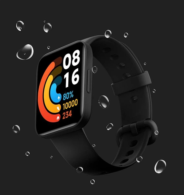 Смарт-часы Xiaomi POCO Watch Black — AMOLED, GPS, пульс, SpO₂, защита 5ATM (BHR5725GL) - Фото 6 Смарт-часы Xiaomi POCO Watch Black — AMOLED, GPS, пульс, SpO₂, защита 5ATM (BHR5725GL) - изображение 6