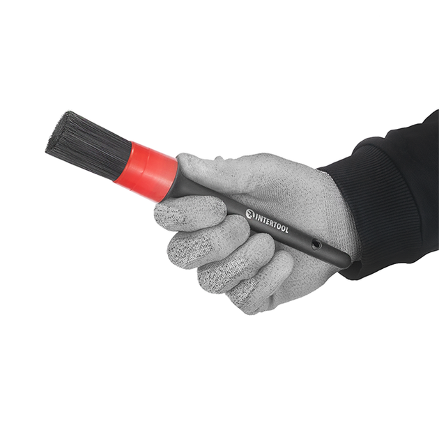 Набор кистей, 5 шт, для детейлинга и химчистки INTERTOOL AT-0100 - изображение 5