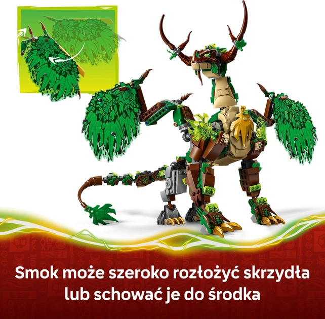 Zestaw klocków LEGO Ninjago Smok życia 1050 elementów (71859) - obraz 4