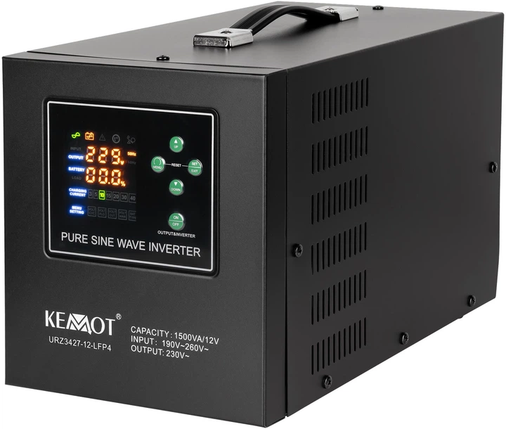 ДБЖ Kemot PROsinus-1500/12-LFP4 1050Вт/1500ВА (5901890123167) - зображення 1