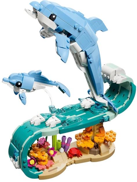Zestaw klocków LEGO Creator Zwierzęta morskie: piękny delfin 542 elementy (31385) - obraz 8
