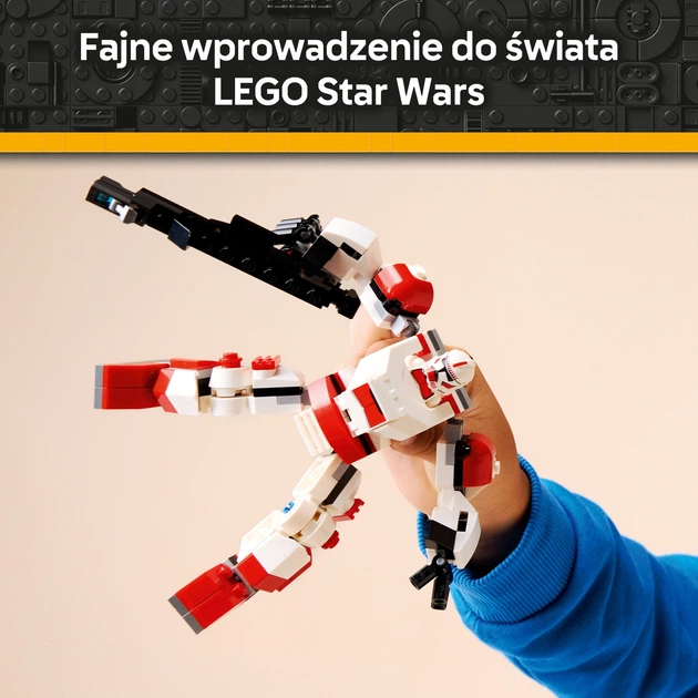 Конструктор LEGO Star Wars Робот ударного клону-солдата 151 елемент (75448) - зображення 5