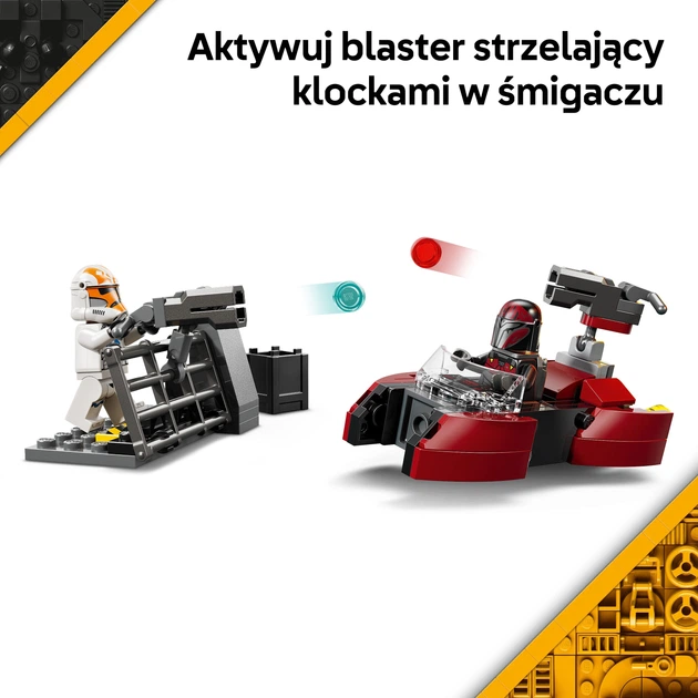 Zestaw klocków LEGO Star Wars Oblężenie Mandalory — zestaw bitewny 116 elementów (75449) - obraz 4