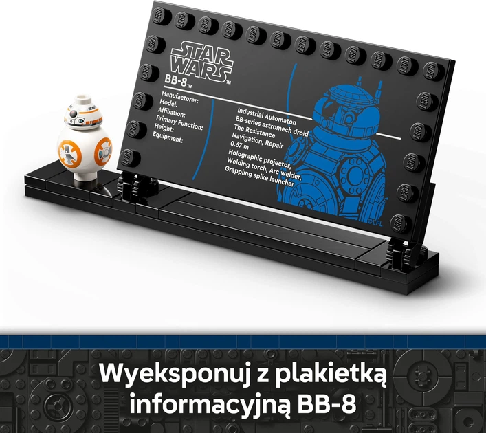 Конструктор LEGO Star Wars Дроїд-астромеханік BB-8 569 елементів (75452) - зображення 6