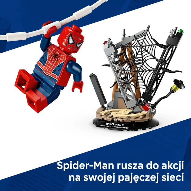 Конструктор LEGO Super Heroes Marvel Легендарна битва: Людина-павук vs. Піщана людина 201 елемент (76334) - зображення 5