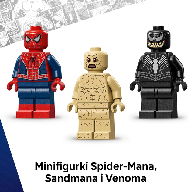Конструктор LEGO Super Heroes Marvel Легендарна битва: Людина-павук vs. Піщана людина 201 елемент (76334) - зображення 7