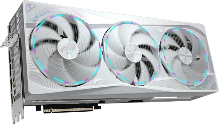 Відеокарта Gigabyte PCI-Ex GeForce RTX 5090 Aorus Stealth ICE 32GB GDDR7 (512bit) (2655/28000) (HDMI, 3 x DisplayPort) (GV-N5090AORUSST ICE-32GD) - зображення 2